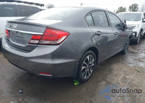 2014 Honda Civic Ex из США, поврежденный, VIN 19XFB2F84EE016505